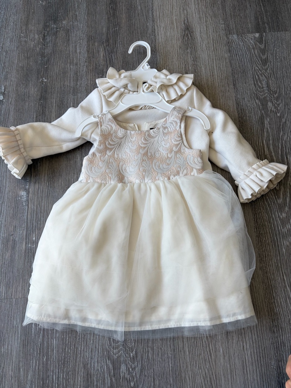 NWT Cynthia Rowley Baby Girls Matching Dress/Coat 12M